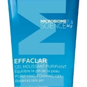 La Roche-Posay Effaclar Anti-Acne Cleanser Purifying Foaming Gel 200ml, Cleanser For Oily Skin, Soap-Free & Paraben-Free