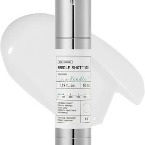 VT COSMETICS CICA Reedle Shot 100, Daily Night Exosome, Microneedling Serum, Centella Asiatica, Hyaluronic Acid, Propolis, Soft Skin, Regeneration, Glass Skin, Korean Skin Booster 1.69Fl Oz (50ml)